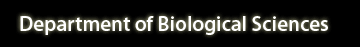 Department of Biological Sciences